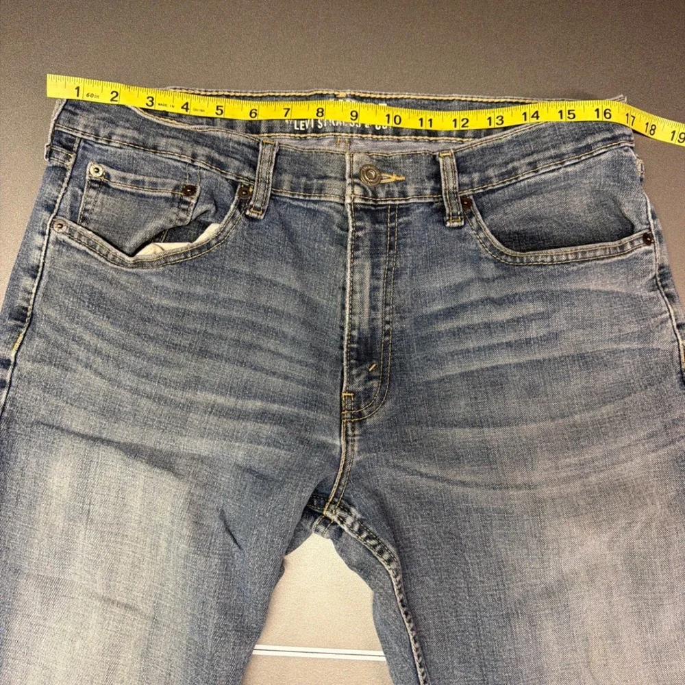 Levi Strauss Signature S61 Relaxed Men's Jeans Blue MediumWash StraightLeg 34x29